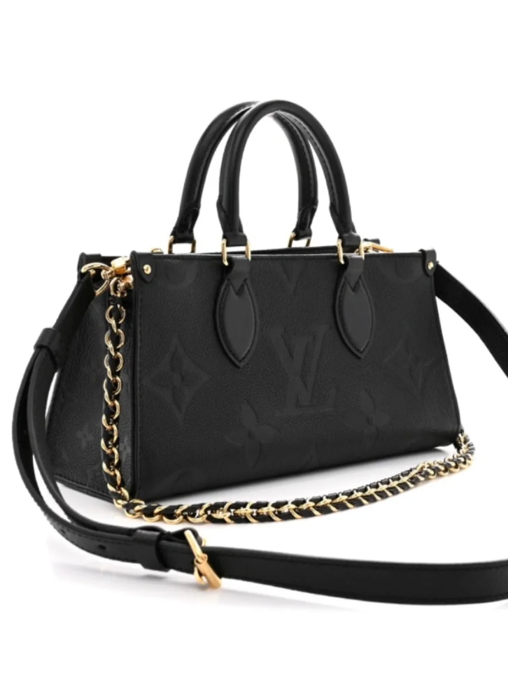 SAVE $760! Louis Vuitton OnTheGo East West Black Empreinte Monogram Shoulder Bag